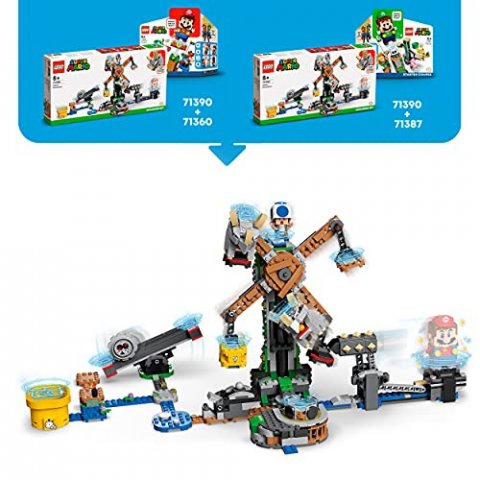 LEGO 71390 - Super Mario - Ensemble d'extension La Destruction des Reznors