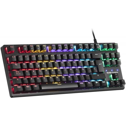 Clavier Gamer mécanique Mars Gaming (Outemu Blue Switch) - MKXTKL RGB  (Noir) - 286111