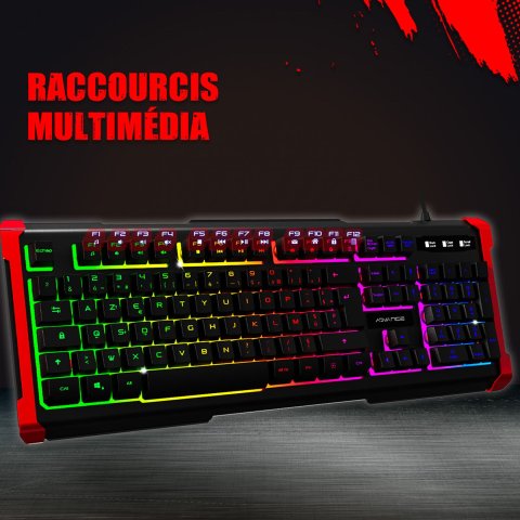 Clavier Gamer GTA 240 RGB (Réf. : CLA-GTA240)