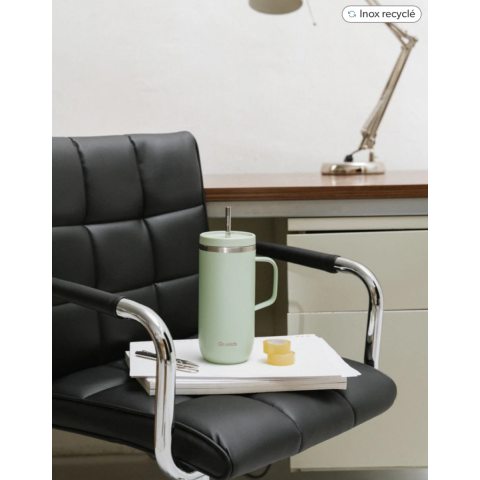 Cold Cup isotherme QWETCH - Matt Vert Tilleul 600 ml