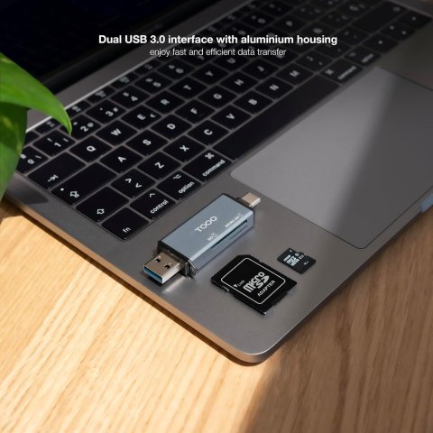 Lecteur de Cartes externe USB-A/C 3.2 TooQ TQR-3001G