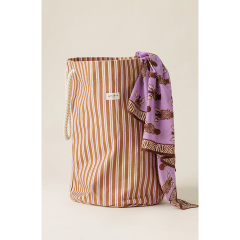 Big foulard Dupatta Zebre Mauve APACHES
