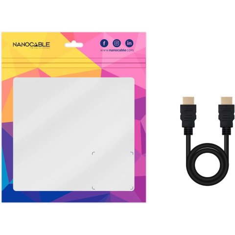 Câble HDMI 2.0 - 4K - 1m - NANOCABLE 10.15.3801