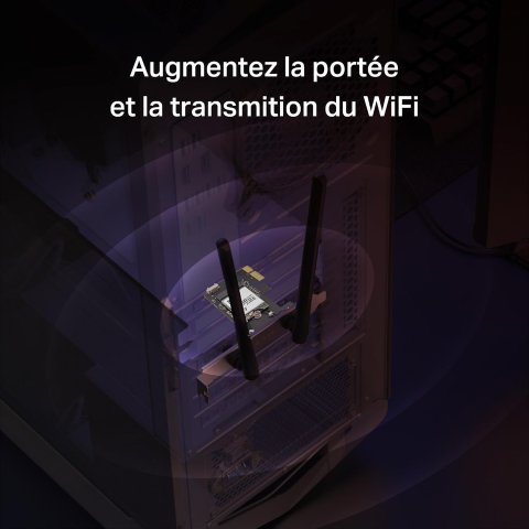 Carte WiFi MERCUSYS MA70XE - AX1800 WiFi 6 Bluetooth 5.4 PCI-E