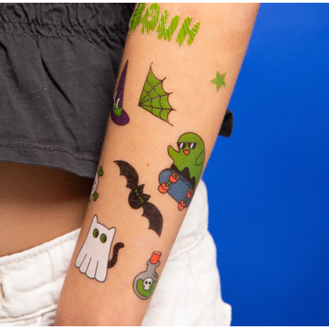 Tattoos Halloween BOO OMY