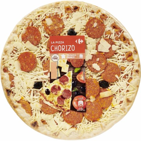 Pizza chorizo CARREFOUR 