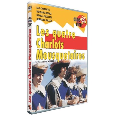 DVD LES QUATRE CHARLOTS MOUSQUETAIRES