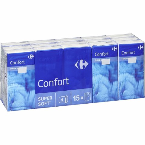 Mouchoirs Confort Super Soft CARREFOUR 