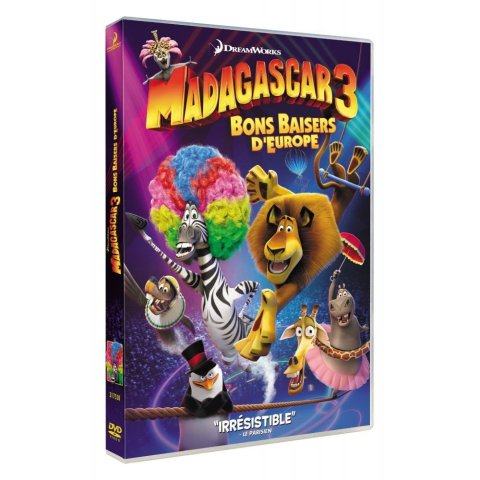 DVD MADAGASCAR 3 BONS BAISERS D EUROPE