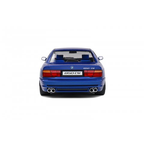 BMW 850 (E31) CSI 1990 Tobaggo Blue - 1:18 SOLIDO S1807002