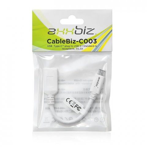 Câble OTG USB-C USB AXXBIZ PERIXX - CableBiz-C003W