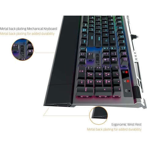 Gamdias Hermes P2 RGB, mécanique