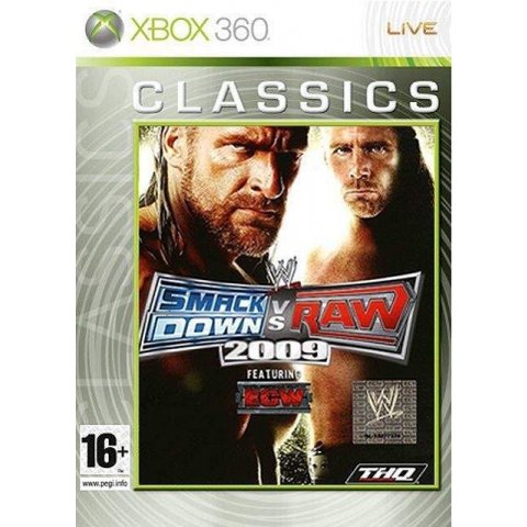 JEU XBOX 360 WWE SMACKDOWN VS RAW 2009 EDITION CLASSICS