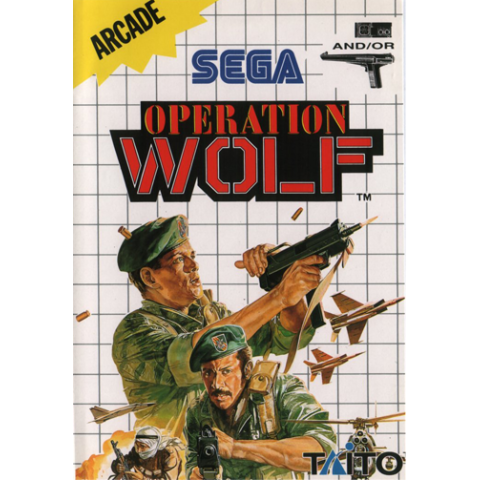 JEU MASTER SYSTEM OPERATION WOLF COMPLET