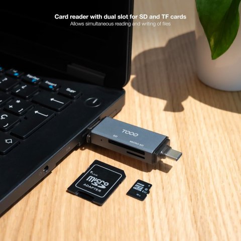 Lecteur de Cartes externe USB-A/C 3.2 TooQ TQR-3001G