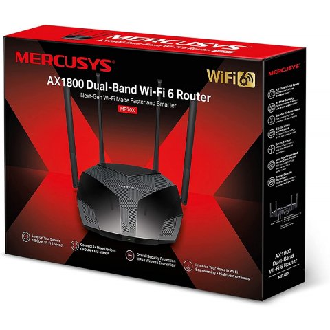Mercusys MR70X - AX1800 Dual-Band WiFi 6