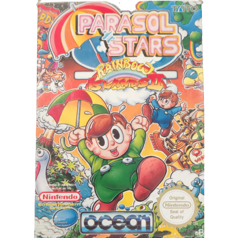 JEU NES PARASOL STARS RAINBOX ISLAND 2 COMPLET