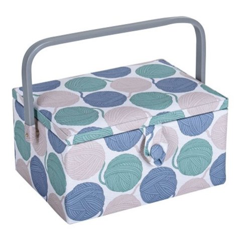 Boîte à couture pelotes de laine