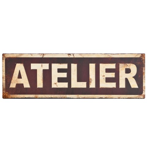 Plaque "ATELIER" 