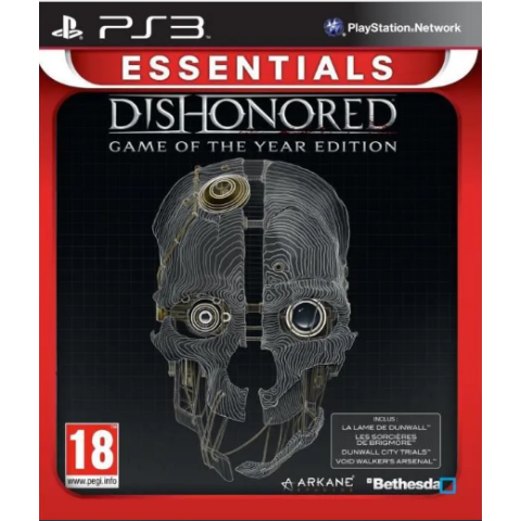 JEU PS3 DISHONORED GAME OF THE YEAR EDITION EDITION ESSENTIALS