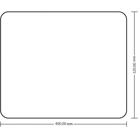 Tapis de souris Perixx DX-2000XL, 400x320x4mm