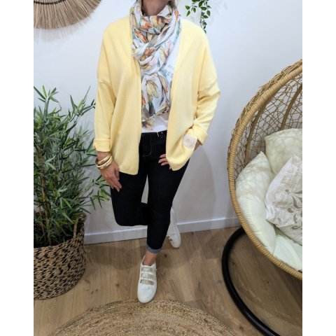 Foulard femme fleuri Deva