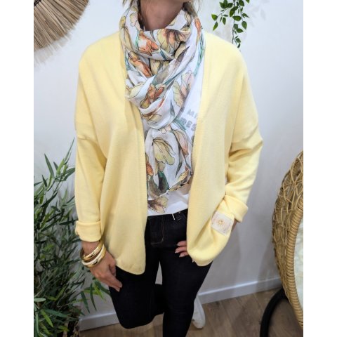 Foulard femme fleuri Deva
