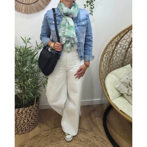 Foulard femme fleuri Sveva