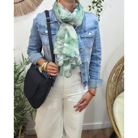 Foulard femme fleuri Sveva