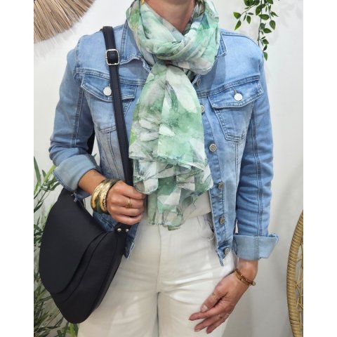 Foulard femme fleuri Sveva
