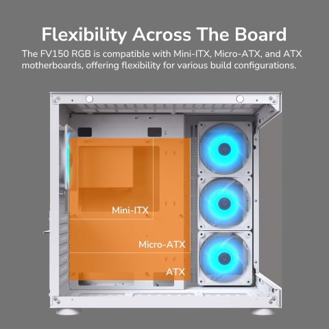 Cougar FV150 RGB, blanc