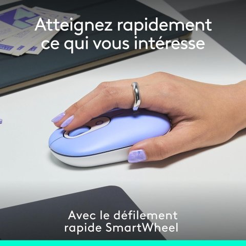 Logitech POP Mouse - souris sans fil avec Emojis Personnalisables