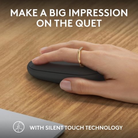 Souris LOGITECH Pebble Mouse 2 M350s - TONAL GRAPHITE, bluetooth
