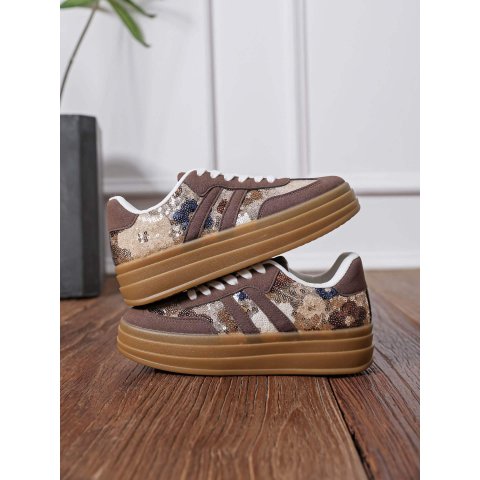 Baskets Léa | Marron | LT33-70