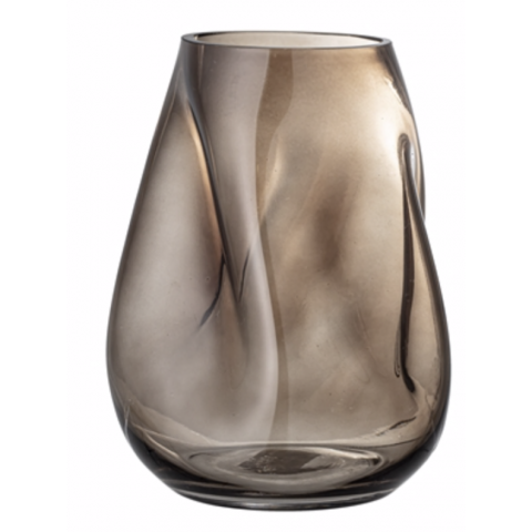 Vase en verre marron fumé Ingolf BLOOMINGVILLE