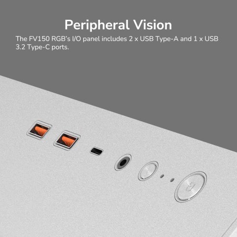 Cougar FV150 RGB, blanc