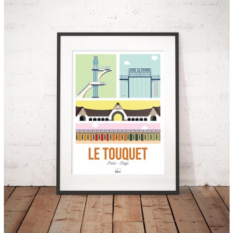 Affiche Wim' LE TOUQUET - Mon Touquet
