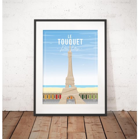 Affiche Wim' LE TOUQUET Paris Plage