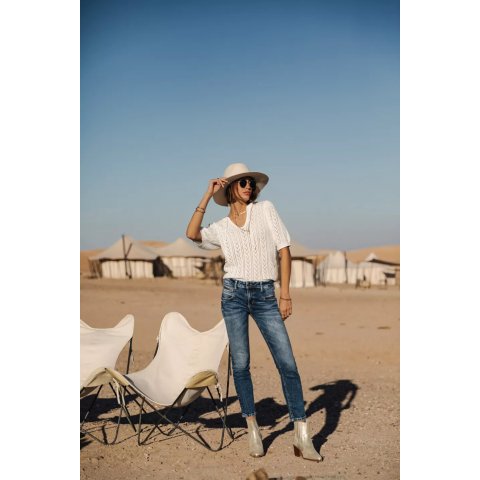 Jeans super slim Femme, Saopolo med Alexa Cropped Freeman T.Porter