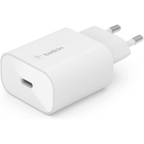 BELKIN Chargeur 25 Watts - PD 3.0 (24 pins USB-C) - WCA004VFWH