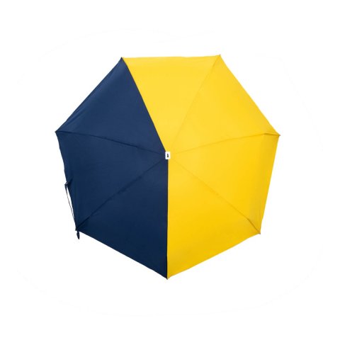 Mini parapluie ANATOLE PARIS bicolore jaune/bleu marine SYDNEY