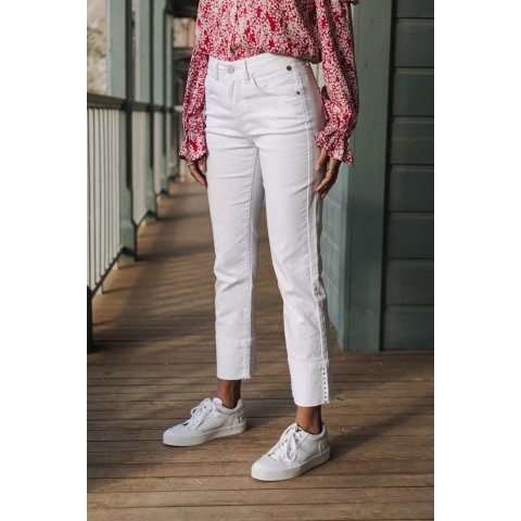 Jeans 7/8ème Femme Freeman T.Porter Angely Olympe Bright White