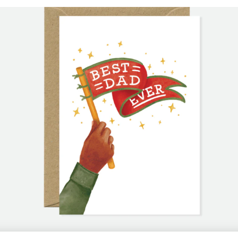 Carte postale Best Dad Ever ALL THE WAYS TO SAY