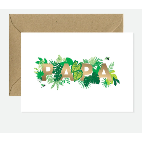 Carte postale Papa plants ALL THE WAYS TO SAY