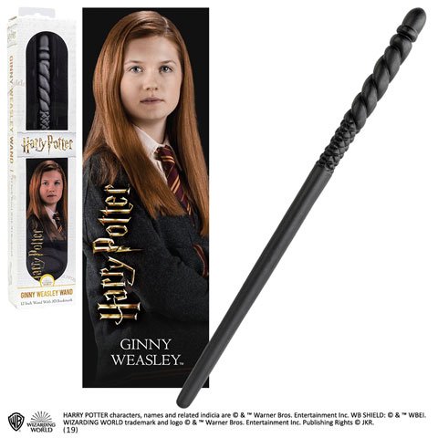 Baguette Ginny Weasley 30 cm et marque page 3D