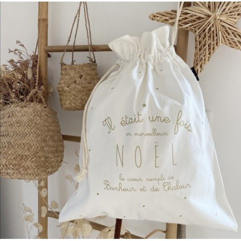 Baluchon de Noël Il était une fois un merveilleux Noël le coeur rempli de bonheur et de chaleur