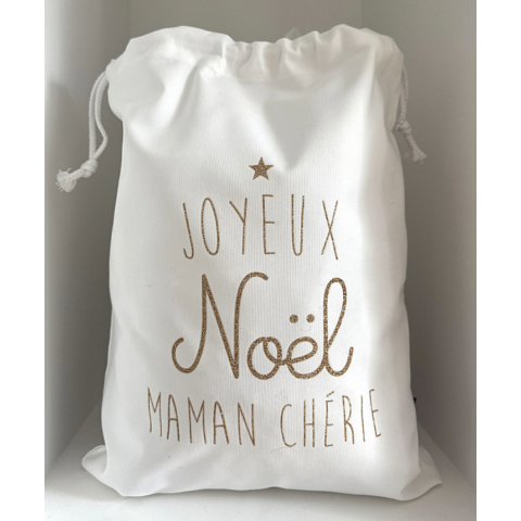 Baluchon de Noël "Joyeux Noël MAMAN CHERIE"