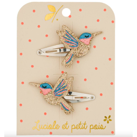 Barrettes Sunny le colibri (paire)