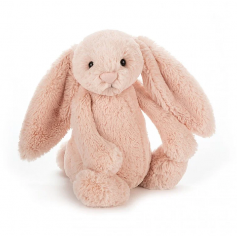 Peluche Jellycat lapin rose - Bashful Blush Bunny Original Medium