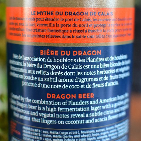 Bière Dragon de Calais 75cl